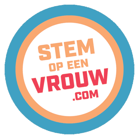 Lilianne Ploumen Stembus Sticker by Stem op een Vrouw