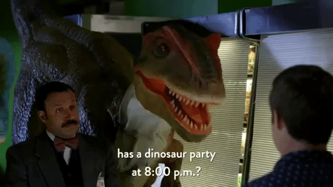 Dinosaur-party GIFs - Get the best GIF on GIPHY