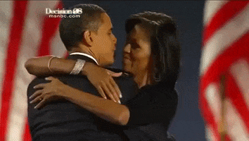 Barack Obama Kiss GIF by Obama