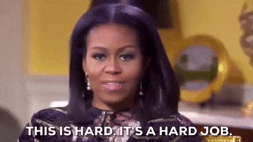 this is hard michelle obama GIF by Obama