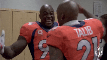 Denver Broncos Hug GIF by NFL