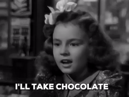 classic film chocolate GIF