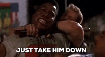 just take him down do the right thing GIF