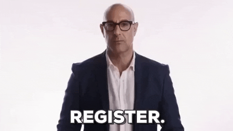 Voting Stanley Tucci GIF by Election 2016