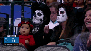 Dallas Mavericks Halloween GIF by NBA