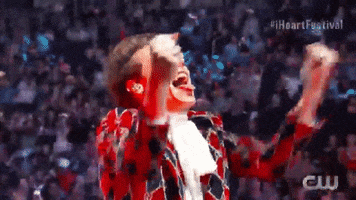 Excited Harry Styles GIF by iHeartRadio