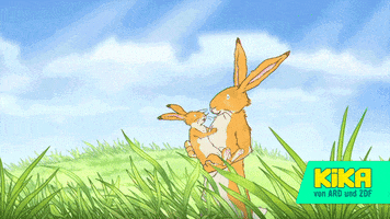 love you rabbit GIF by KiKA