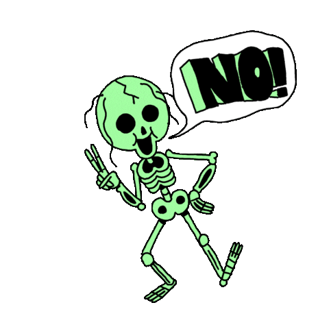 Skeleton No Sticker by Originals