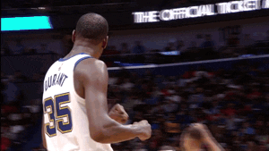 happy kevin durant GIF by NBA