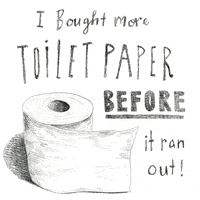 toilet paper animation GIF by Molly Robin