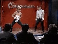 Chris Farley Chippendales Gif