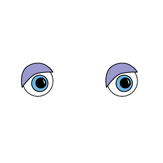 Eyes Mouth Sticker by Carolyn Figel for iOS & Android GIPHY