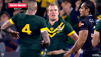 celebrate world cup GIF by NRL