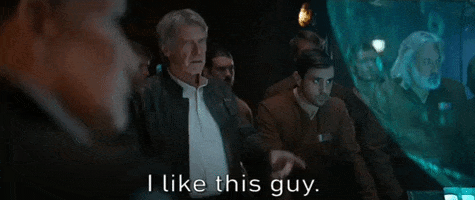 episode 7 i like this guy GIF by Star Wars