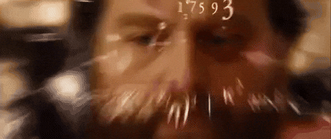 Giphy - calculating the hangover GIF