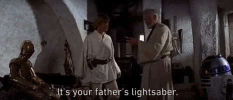 episode 4 lightsaber GIF by Star Wars