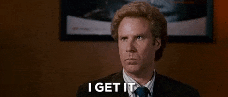 I Understand Will Ferrell GIF by reactionseditor