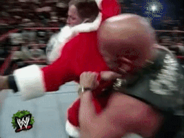 wrestling christmas wwe GIF by WWE