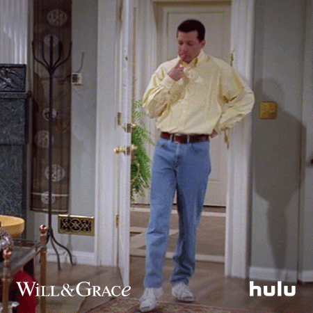 will and grace dancing GIF by HULU