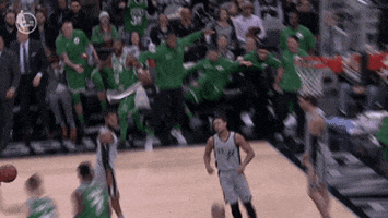 excited jaylen brown GIF by NBA