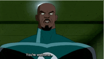 Justice League Youre Welcome GIF by Warner Archive