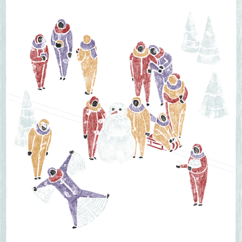 Sledding Never Alone GIF by Thoka Maer Find & Share on GIPHY