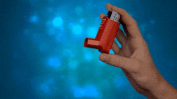 asthma inhaler GIF by K.I.D