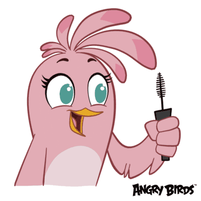 make up stella GIF by Angry Birds