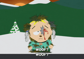 butters stotch pain GIF by South Park 