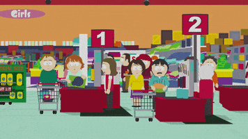 shopping talking GIF by South Park 
