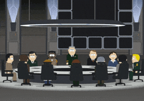 meeting speech GIF by South Park 