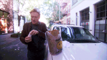 new york city snack GIF by Team Coco