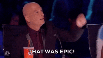 that was epic howie mandel GIF by America's Got Talent