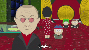 eric cartman sigh GIF by South Park 