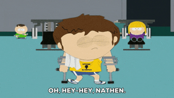 weight room gym GIF by South Park 