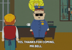 house cop GIF by South Park 