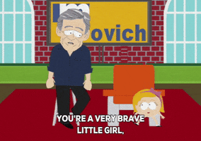 talk show girl with no midsection GIF by South Park 