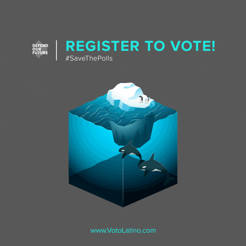 register to vote climate change GIF by Voto Latino