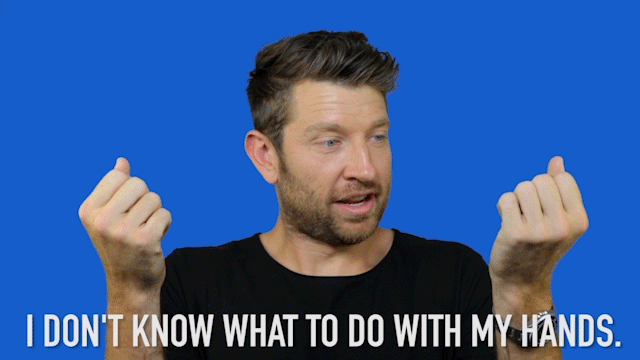 Confused I Don T Know What To Do With My Hands Gif By Brett Eldredge Find Share On Giphy