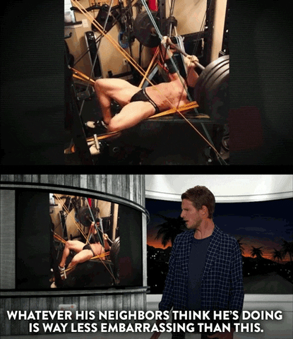 working out daniel tosh GIF by Comedy Central