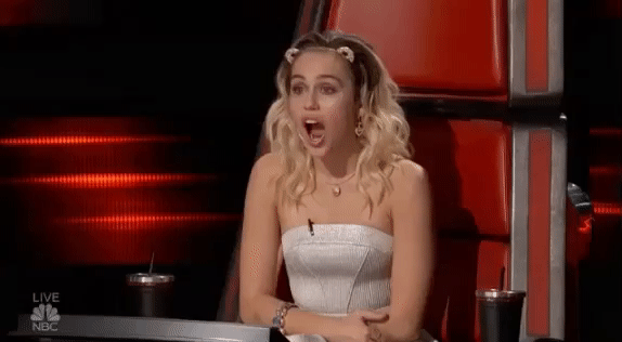 Miley Cyrus Omg By The Voice Find And Share On Giphy