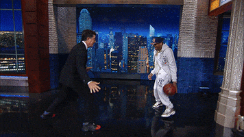 stephen colbert basketball GIF by The Late Show With Stephen Colbert