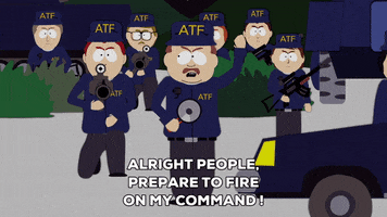 mad police GIF by South Park 