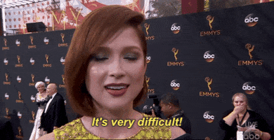 Its Very Difficult Ellie Kemper GIF by Emmys - Find & Share on GIPHY