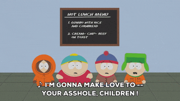 eric cartman lunchroom GIF by South Park 