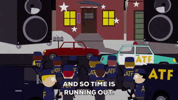 atf officers group of cops GIF by South Park 