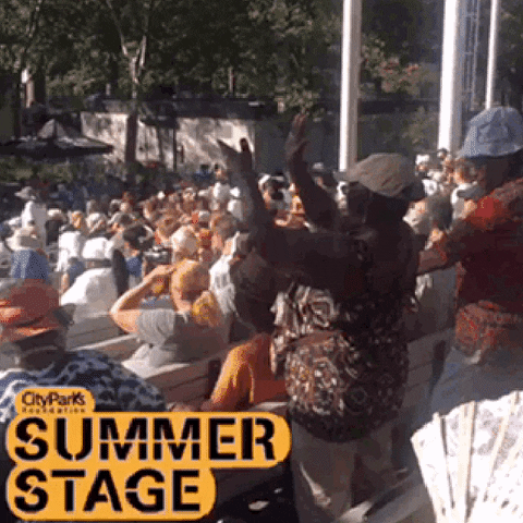 GIF by City Parks Foundation's SummerStage