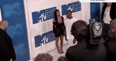 Kim Kardashian Kanye GIF by 2020 MTV Video Music Awards