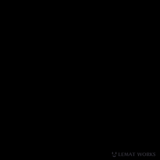 lematworks animation gif halloween magic GIF