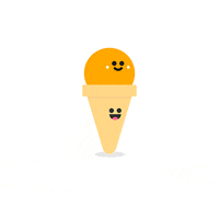 Ice Animation Ice Cream Cream Dance Dễ thương Hi Smile GIF bởi Motiongarten
